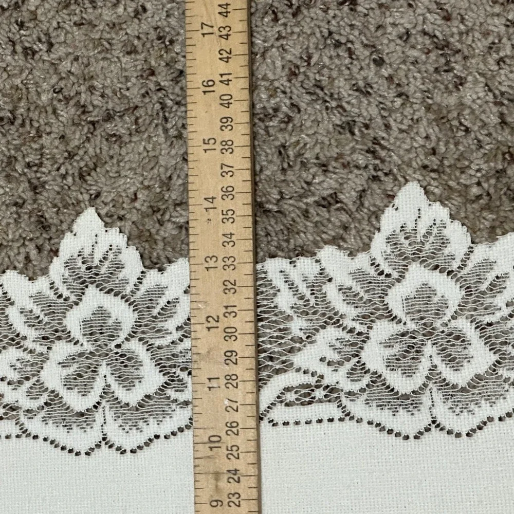 Heritage‎ Lace Wall Hanging Banner  NEW Pink Rose Floral Cottagecore Farmhouse